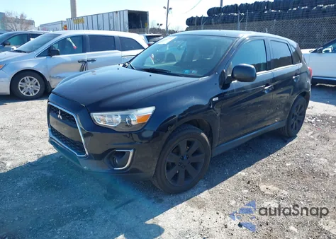 2015 Mitsubishi Outlander Sport Es from USA, damaged, VIN 4A4AP3AU0FE001494